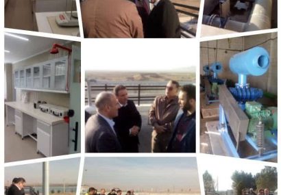 نماینده رییس جمهوری از تصفیه خانه فاضلاب کرج بازدید کرد