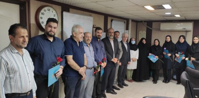 تجلیل از کارکنان حوزه فناوری اطلاعات سلامت مراکز درمانی تأمین اجتماعی استان البرز
