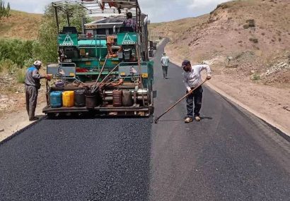 آغاز عملیات روکش آسفالت محور روستایی دیزان – ناریان در طالقان