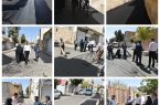 بازدید میدانی شهردار و اعضای شورای شهر گلسار از پروژه آسفالت معابر؛ گام‌های استوار مدیریت شهری برای توسعه متوازن