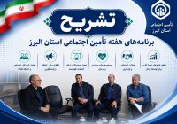 ستاد گرامیداشت هفته تأمین اجتماعی استان البرز برنامه‌های هفته تأمین اجتماعی را تشریح کرد