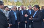 بازدید رئیس امور نظام فنی، اجرایی و پیمانکاران سازمان برنامه و بودجه کشور از تصفیه‌خانه شماره ۳ آب کرج